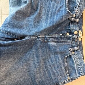 Madewell Blue Denim Jeans low slung straight